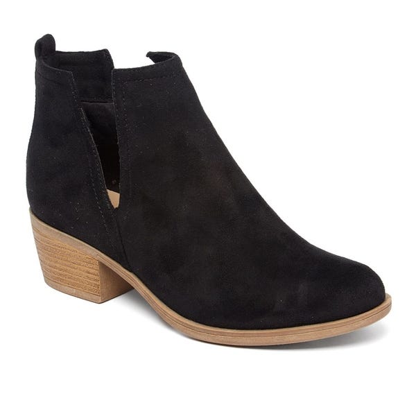 Shop Reneeze AH67 Women's Low Stacked Cut Out Ankle Boots Dress .