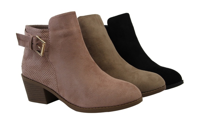 Up To 60% Off on Women Fashion Ankle Boots Cut... | Groupon Goo