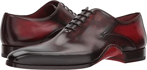Amazon.com: Magnanni Cantabria Brown and Red Men's Lace-up Shoes .