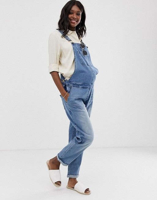 Bandia Maternity relaxed fit overalls | ASOS (With images .