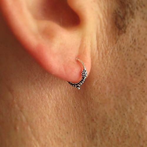 Amazon.com: Mens Earring - Non Pierced Earring - Circular Barbell .