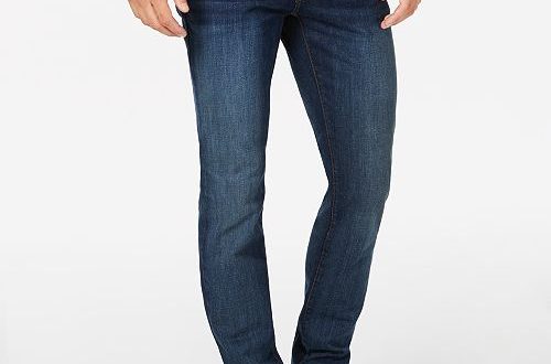 Tommy Hilfiger Men's Straight Fit Stretch Jeans, Created for .