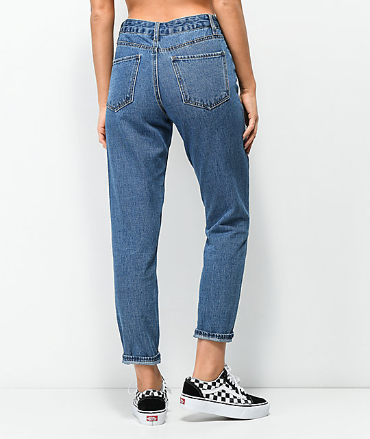 Empyre Eileen Med Wash Mom Jeans | Zumi