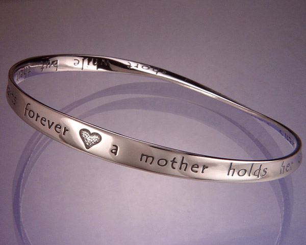 New Mother Bracelet Heart Charm Bangle Mom Kid Stole My For .