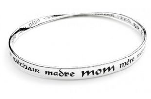 Mother In 32 Languages and Scripts Mobius Bracelets - Healing Baske
