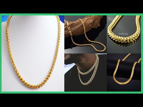 Top 45 Gold Necklace for Men | Gold Jewellery Designs | Mens Gold .