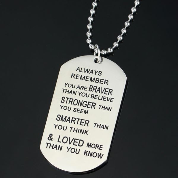 Inspirational Necklaces for Men or Women-Meaningful Necklac