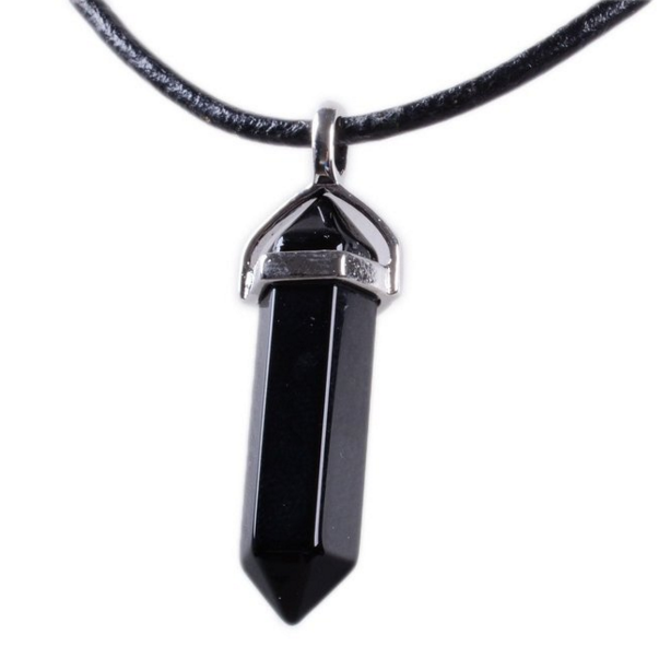 Black Onyx Healing Crystal Necklace – BodySpirtitu