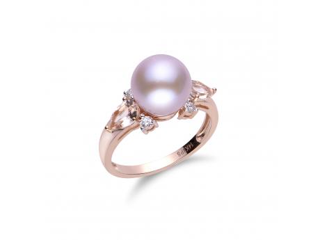 Imperial 14K Rose Gold Freshwater Pearl Ring 919875/RG-NQ-7 .