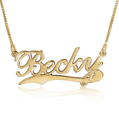 Personalized Necklace - Custom necklaces - my name necklace - 14 .