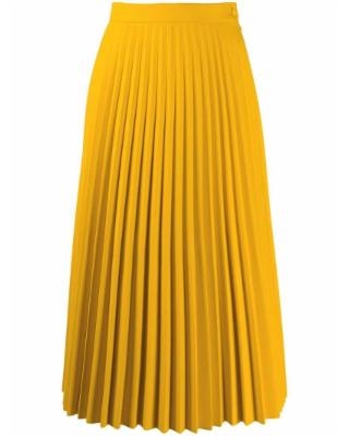 Shopping Special for Pleated Skirt - Yellow - MM6 by Maison Martin .