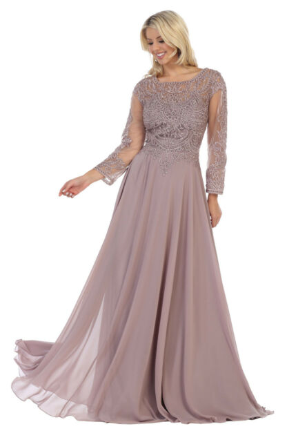 Formal Plus Size Special Occasion Dress Mother of Bride Gowns Long .