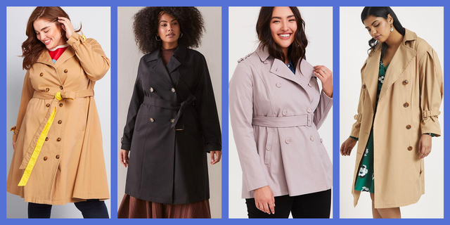 10 Best Plus Size Trench Coats — Plus Size Women Rain Coa