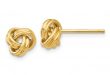 14kt Love Knot Post Earrings | Freedman Boston - Freedman Jewele