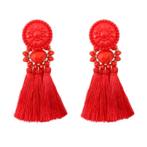 Red Statement Earrings: Amazon.c