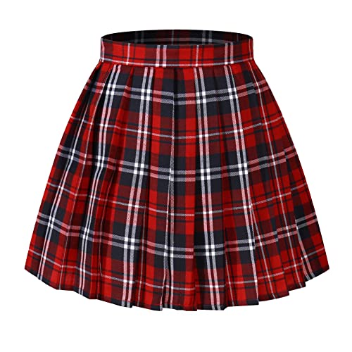 Women's Plaid Skirt: Amazon.c