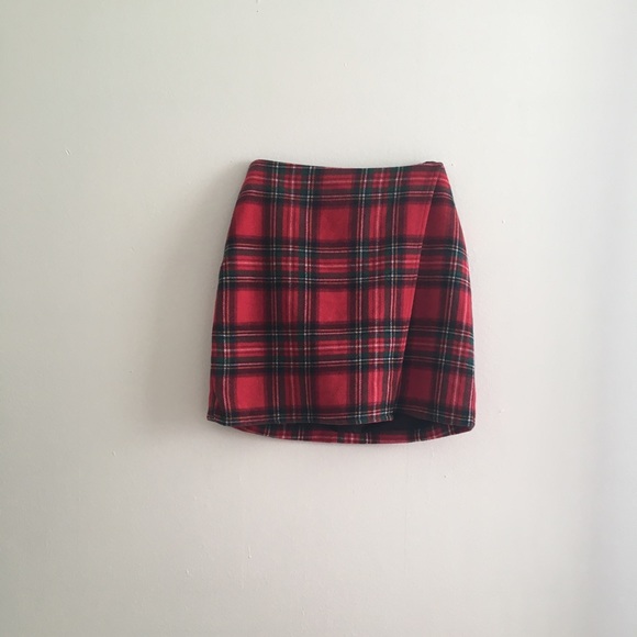 Hollister Skirts | Nwot Red Plaid Skirt | Poshma