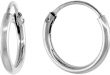 Amazon.com: Sterling Silver Small Endless Hoop Earrings for .