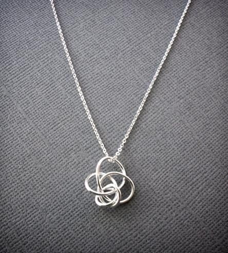 Petite Twist Necklace - Silver / by Simple Twist Jewelry | Twist .