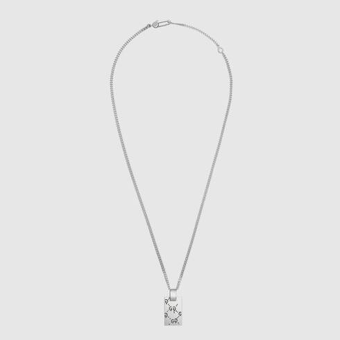 925 Sterling Silver GucciGhost Pendant Necklace | GUCCI®