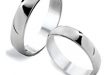 4mm Classic Sterling Silver Couples Wedding Rings | JustMensRings.c
