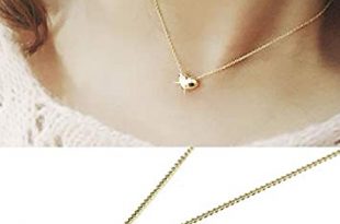 Amazon.com: Bestpriceam Simple Smooth Small Heart 18K Rose Gold .