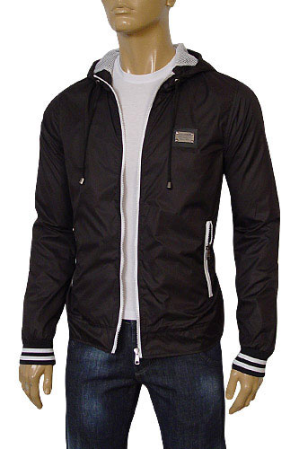 Mens Designer Clothes | DOLCE & GABBANA Men's Zip Up Spring Jacket .