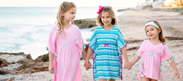 Girl & Baby Swimsuit Cover Ups | Tunic Beach Cover U