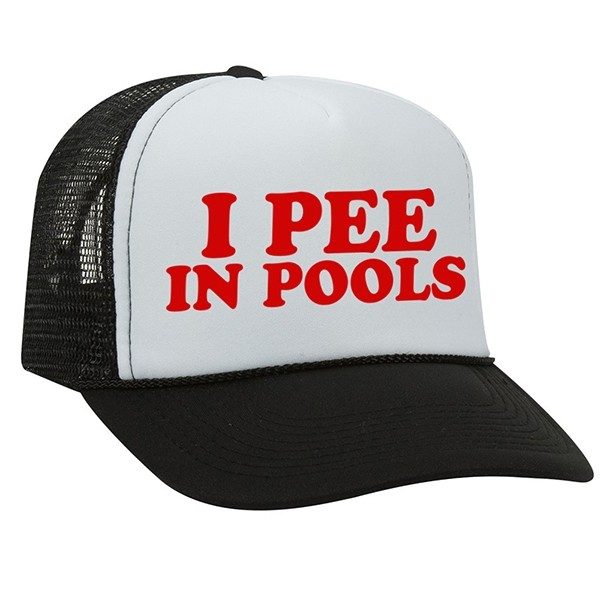 I Pee In Pools Trucker Hat - Featured Produc