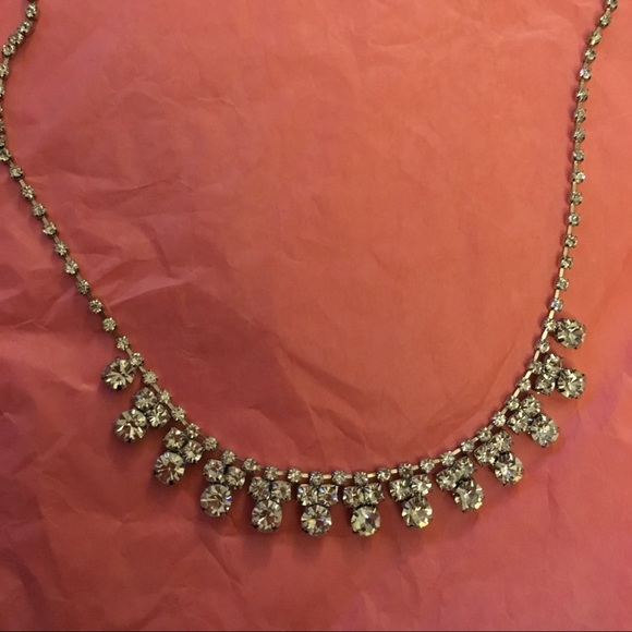 Jewelry | Vintage Costume Rhinestone Necklace | Poshma