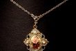 Vintage Necklace 1928 Jewelry Co Roses and faux Pearls | Fashion .