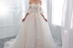 Luxurious Vintage Wedding Dress For Brides Lace Appliques White .