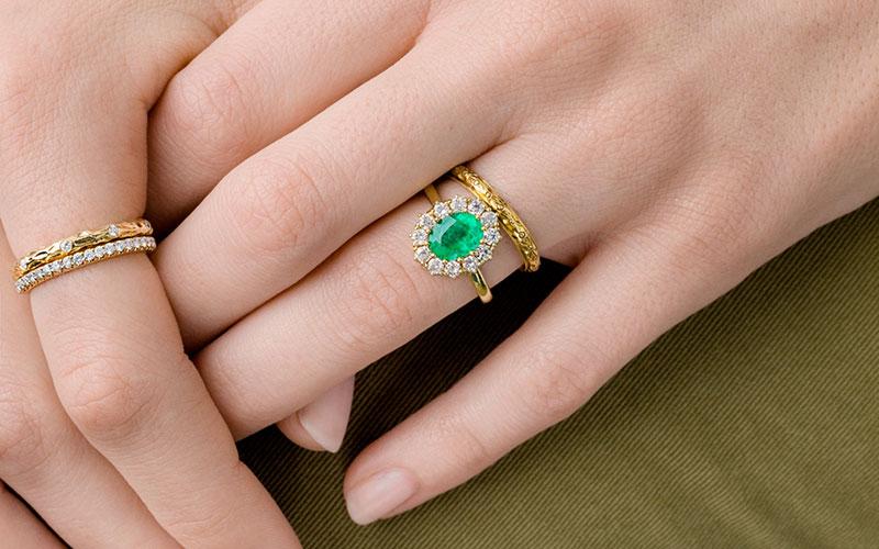 How to Pair Your Vintage Engagement Ring with a Wedding Band .