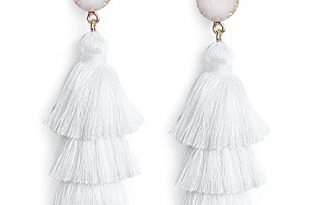 White Earrings: Amazon.c