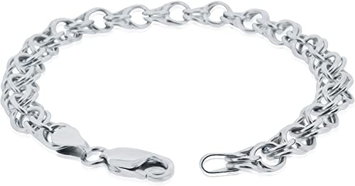 Amazon.com: Shin Brothers Inc. 14K White Gold Charm Bracelet: Jewel