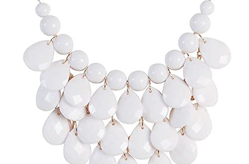 White Stone Necklace: Amazon.c