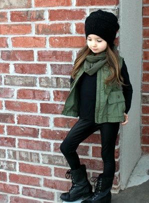 Such a cute & casual comfy winter outfit for a little diva .