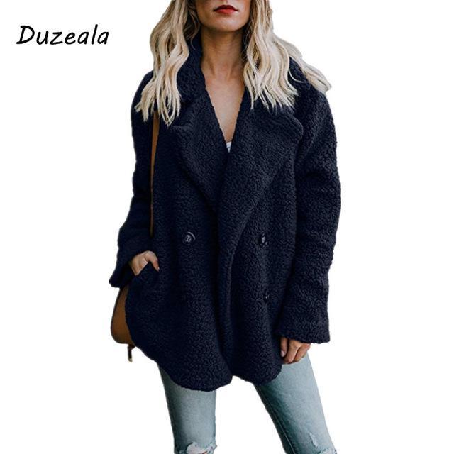 Duzeala Womens Jackets Winter Coat Women Cardigans Ladies Warm .