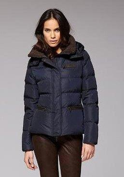 Gimo Women's Short Down Jacket in Navy Gimo Italia - ON SALE .