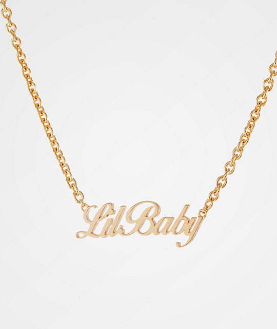 King Ice Women's Lil Baby Gold Necklace | Zumi