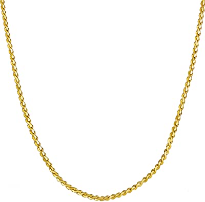 Amazon.com: Lifetime Jewelry Gold Necklace for Women & Girls [ 1.4 .