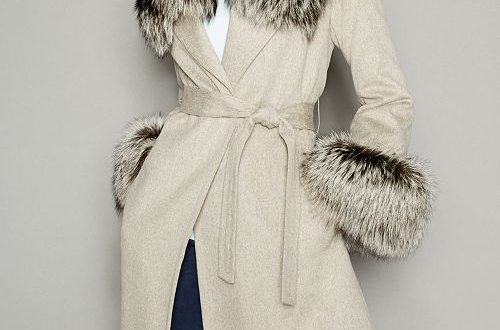 The Fur Vault Fox-Fur-Trim Wool Coat & Reviews - The Fur Vault .