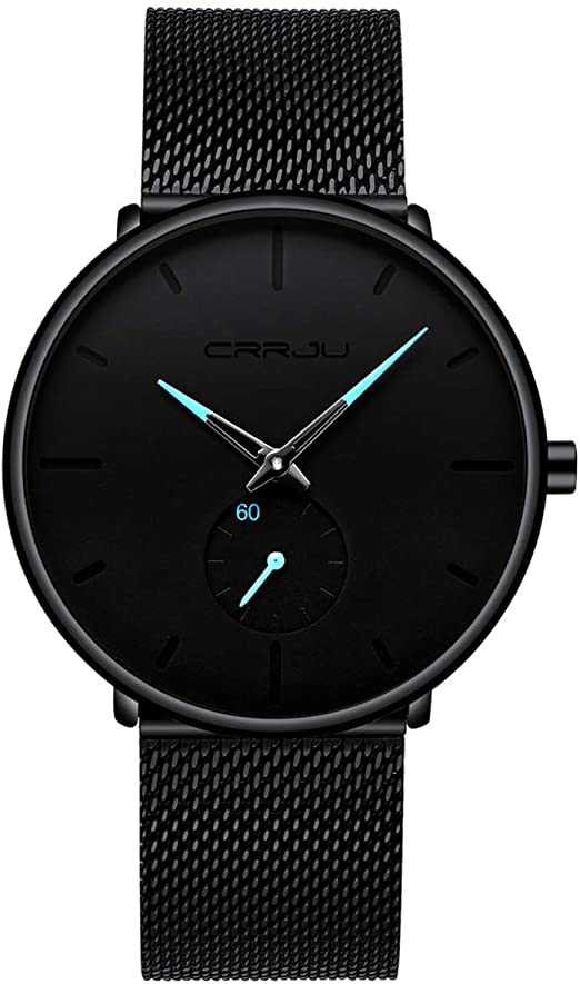 Amazon.com: Men's Watch Unisex Minimalist Watch Waterproof Watch .