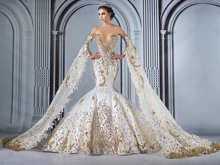 Awesome White Wedding Dress Design