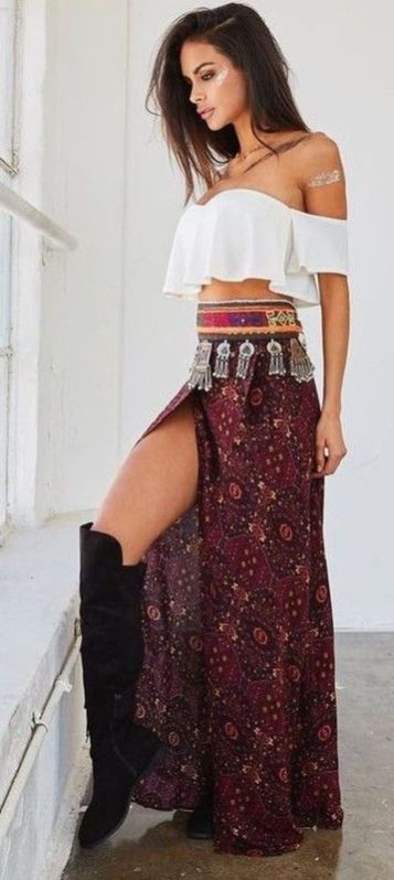 120 Stylish Casual Bohemian Boho Chic Outfits Style Ideas | Boho .