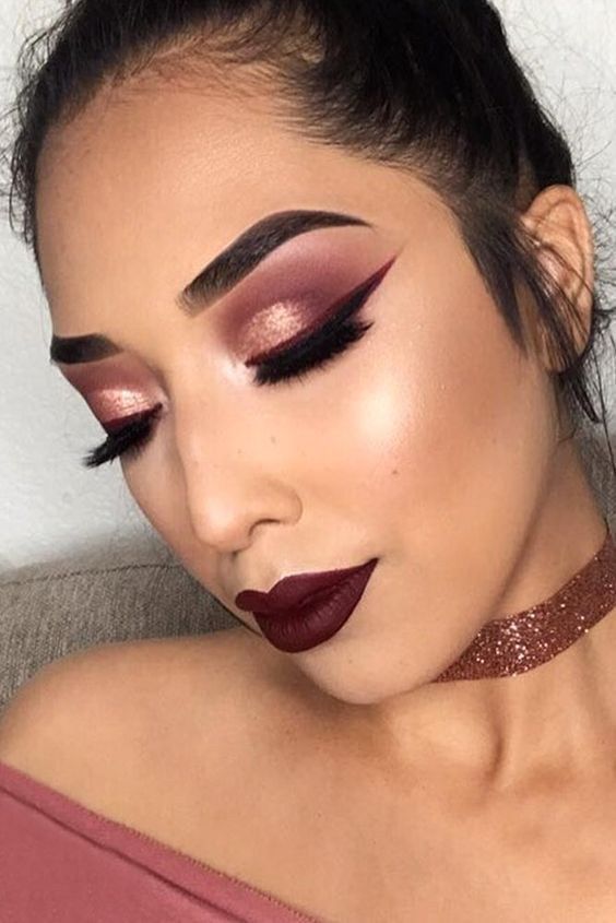 Best Christmas Makeup Ideas for Winter This Year 15 | Prom makeup .