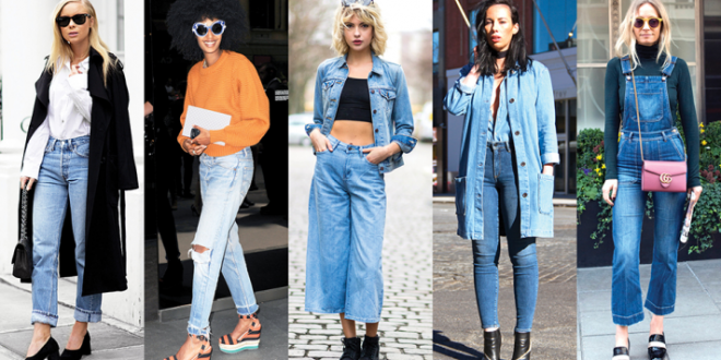 The Best Denim Street Style Outfits | StyleCast