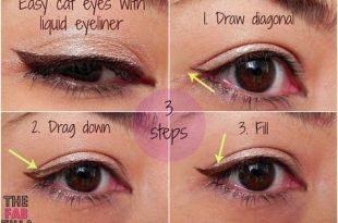 Great Tips For Glowing Skin | Easy cat eye, Liquid eyeliner .