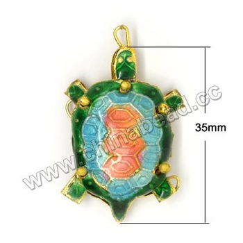 Best Quality Cloisonne Turtle Jewelry,Turtle Charm For Jewelry .
