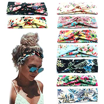 Amazon.com : Beach Headbands for Women, 9 Pack Women's Boho .